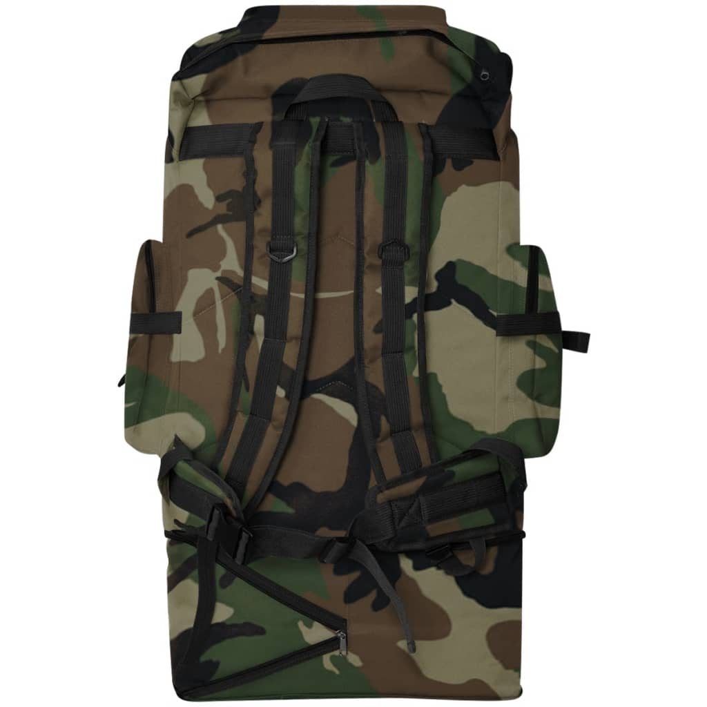 Army-Style Backpack XXL 100 L Camouflage Pattern