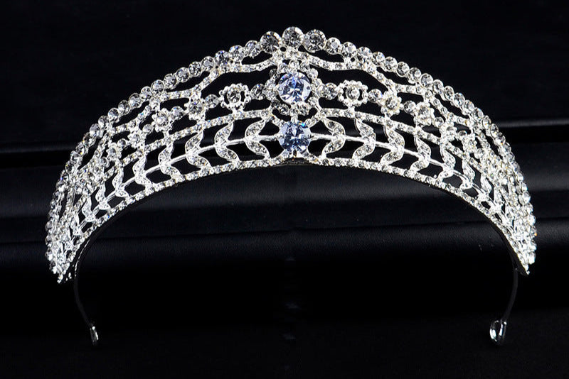 Bridal Headdress Baroque Korean Wedding Diamonds Individually Wrapped